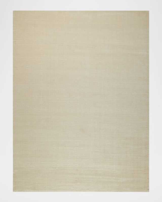 Velutto Hand-Loomed Light Beige Rug, 4' x 6'